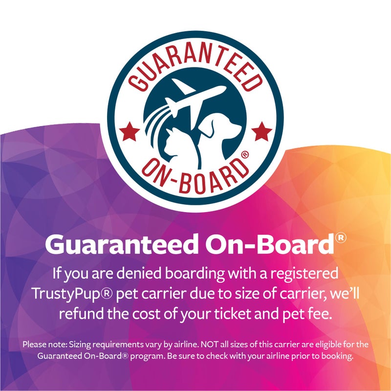 TrustyPup Easy Explorer Travel Pet Carrier, Black, Medium, Pet Carrier Backpack for Small Dogs and Cats, Designed for Air Travel - Image 4